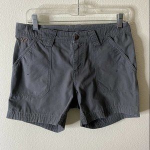Outdoor Research Women's Size 4 Hiking Climbing Shorts, Gray Cotton, Inseam 5”